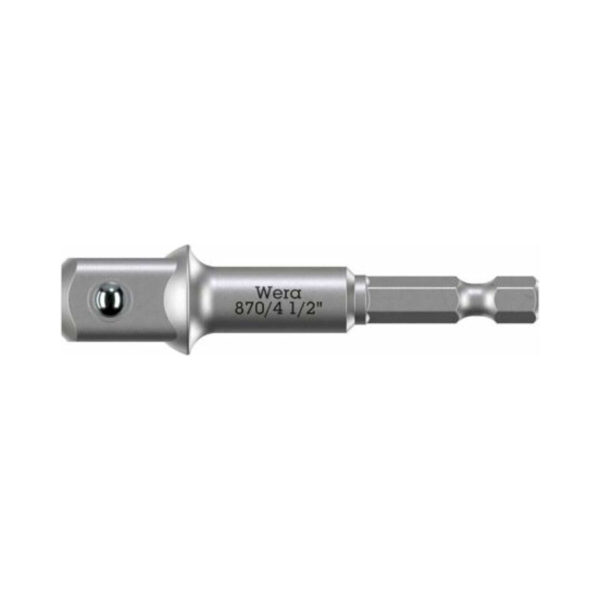 Wera 05138006001. Werkzeugschaft (Verbindungsteil), 1/4" x 1/2" x 72 mm