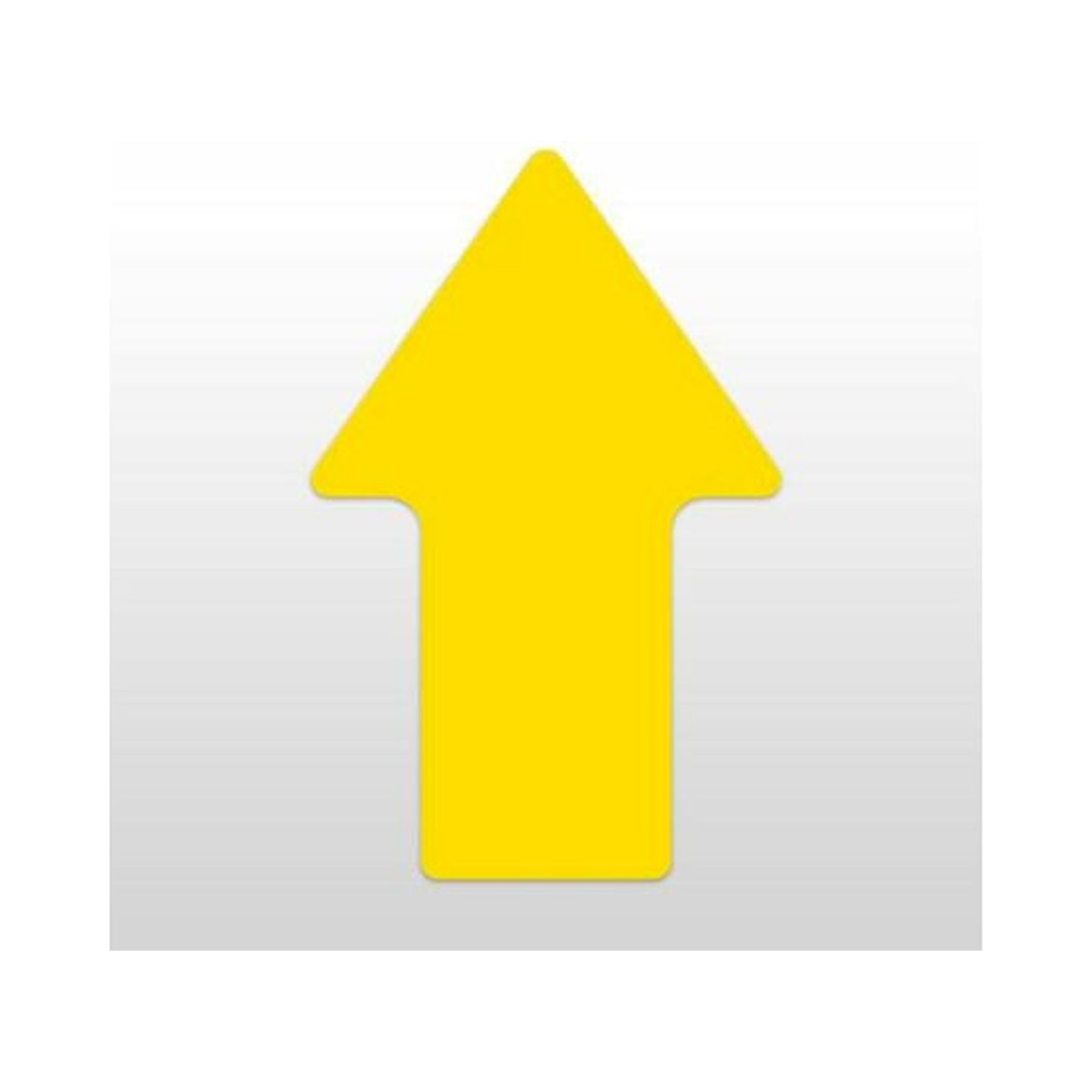 1A Tapes 5111.04.131. WT-5111 Piktogramm PVC Pfeil 145mmx90mm gelb,VPE 10 Stück