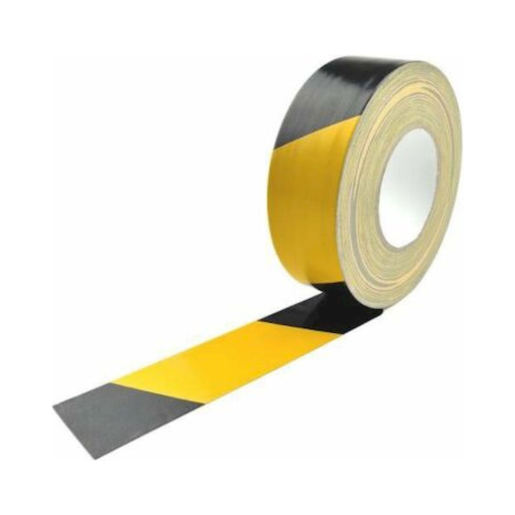 1A Tapes 5561.17.075-LIKB. WT-5561 Gewebeband gelb/schwarz linksweisend 75mm x 50m