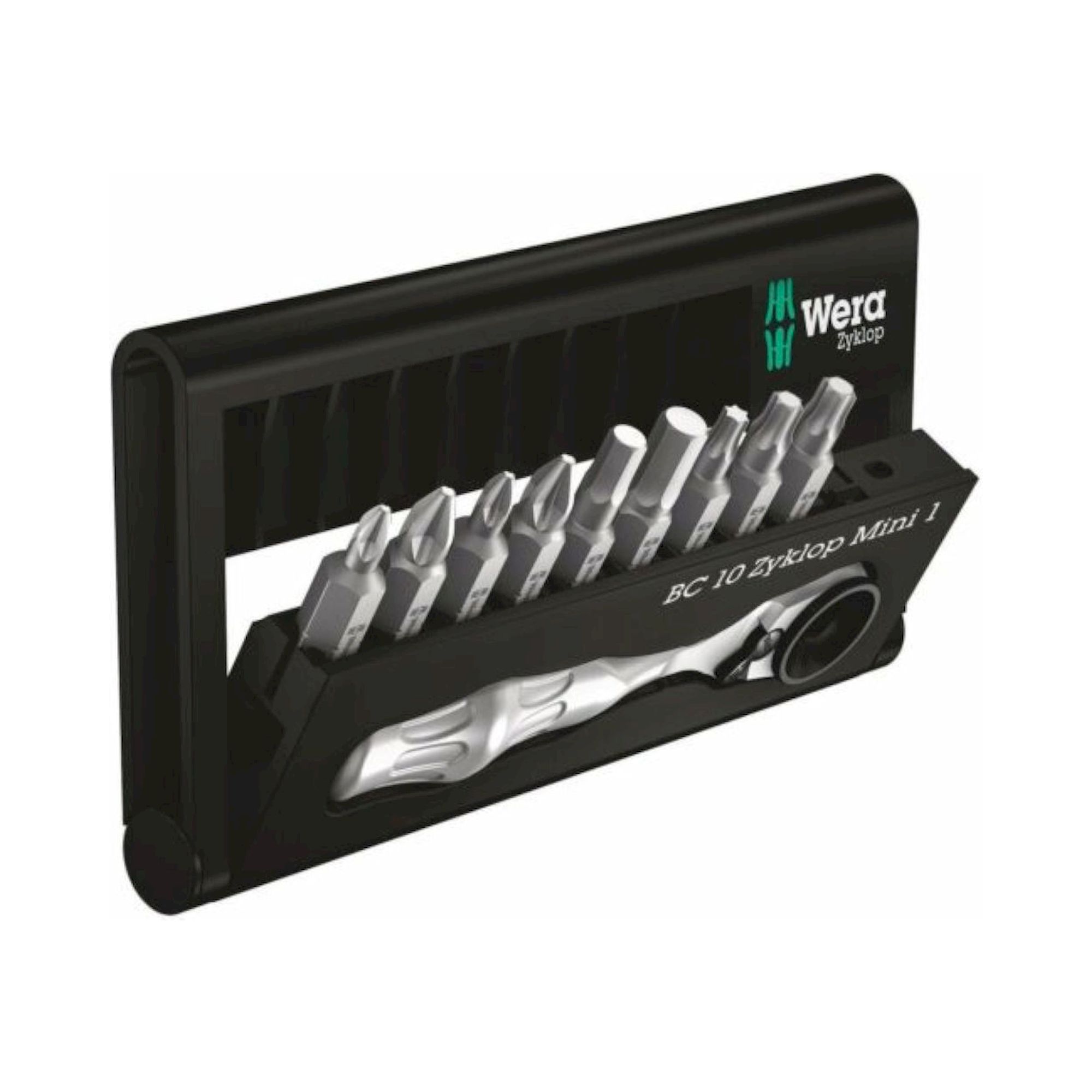 Wera 05073645001. Bit-Check 10 Zyklop Mini 1, 10-teilig