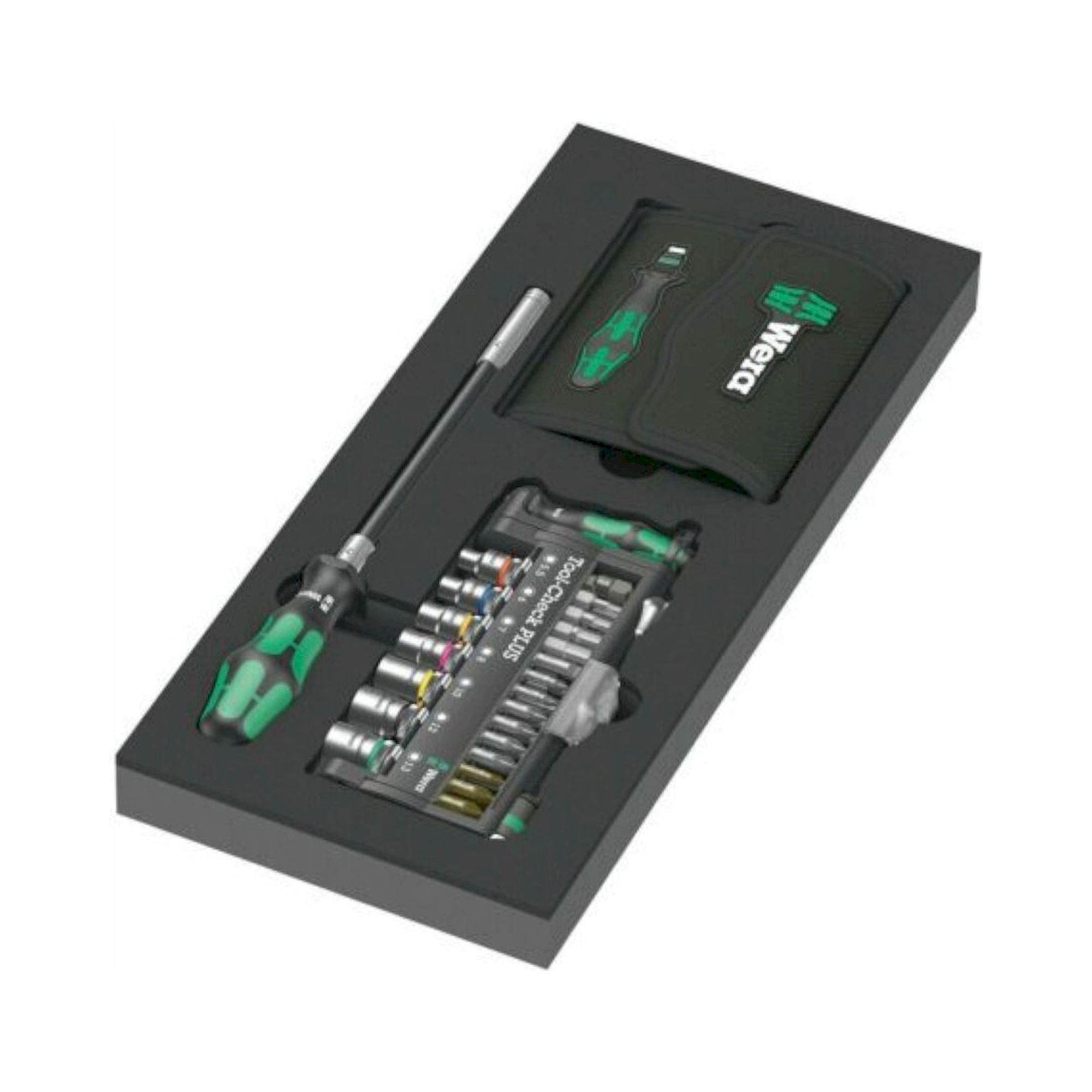 Wera 05150150001. Schaumstoffeinlage Kraftform Kompakt und Tool-Check PLUS Set 1, 57-teilig