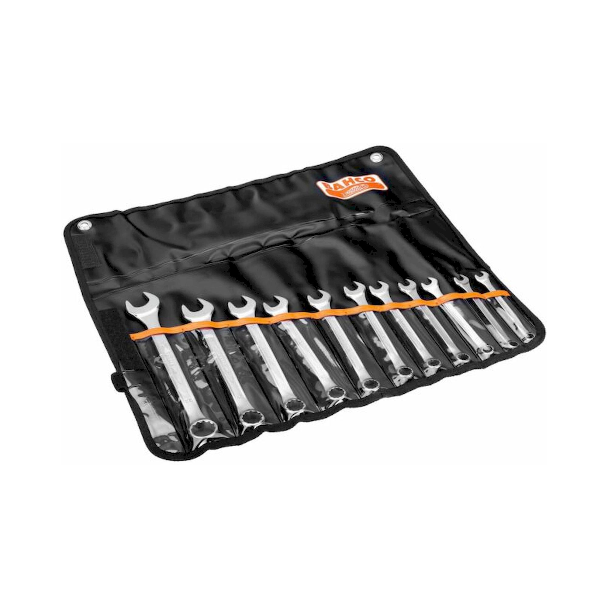 Bahco 111M/11T. Satz metrische Ring-Maulschlüssel – 11-teilig/Tasche
