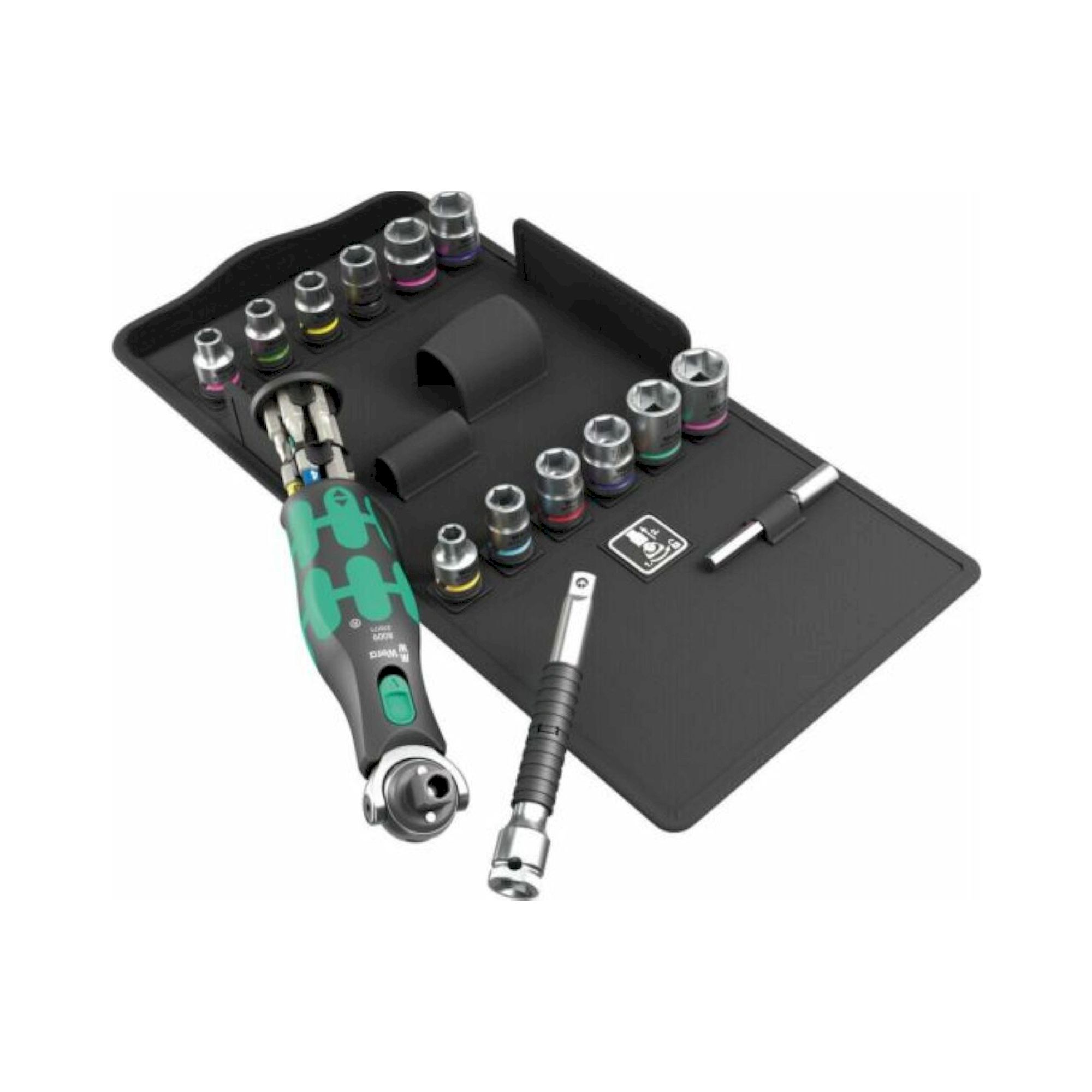 Wera 05004285001. 8009 Zyklop Pocket Set 4, 27-teilig