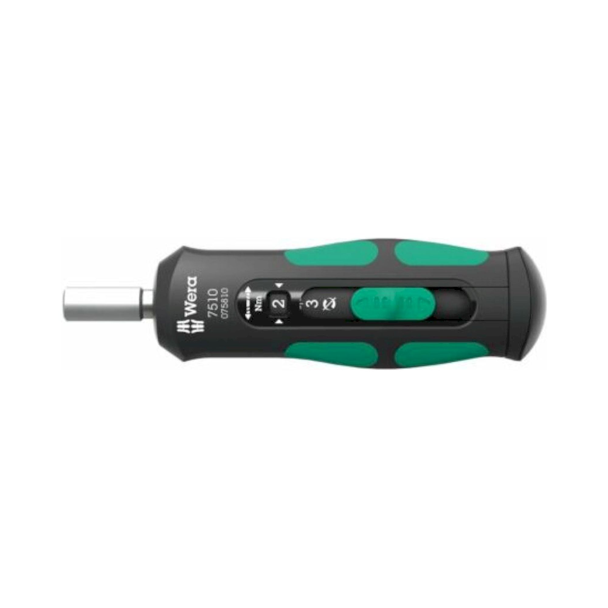Wera 05075810001. Drehmomentschraubendreher, 1-3 Nm, 1/4" x 1,0 Nm x 1,5 Nm x 2,0 Nm x 2,5 Nm x 3,0 Nm x 147,5 mm