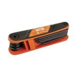 Bahco BE-8975B. Torx Cranked socket screwdriver set in plastic holder, phosphated, with soft handle surface, 8 pieces