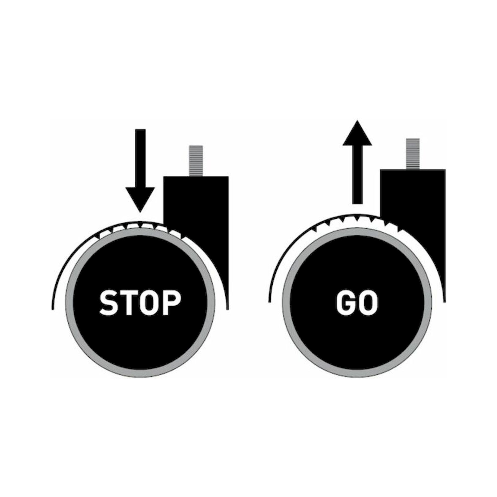 Bimos 807. Sitz Stop Rollen für alle Bimos Modelle