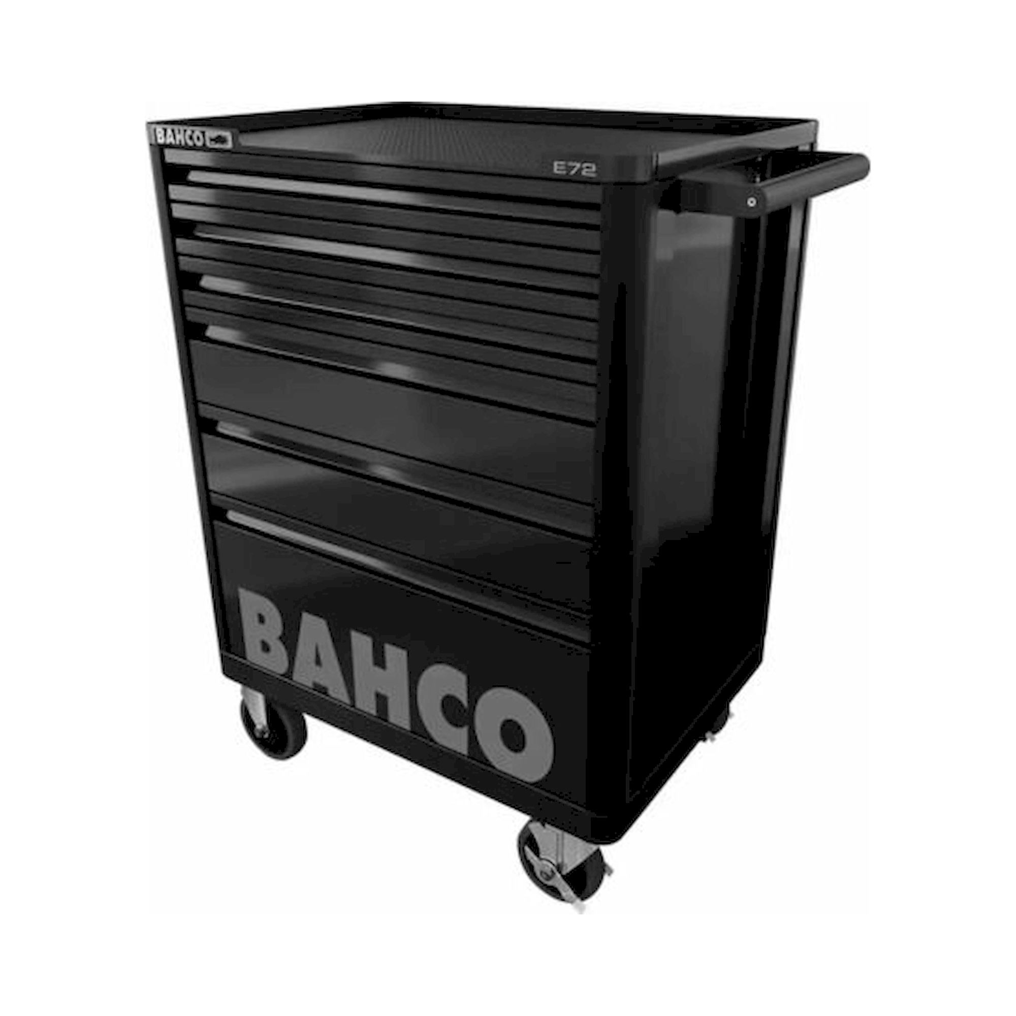 Bahco 1472K6BKFF7SD. Werkstattwagen E72, mit 214-teiligem Werkzeugset