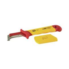 C.K T0990. VDE Cable knife with hook blade, 205 mm