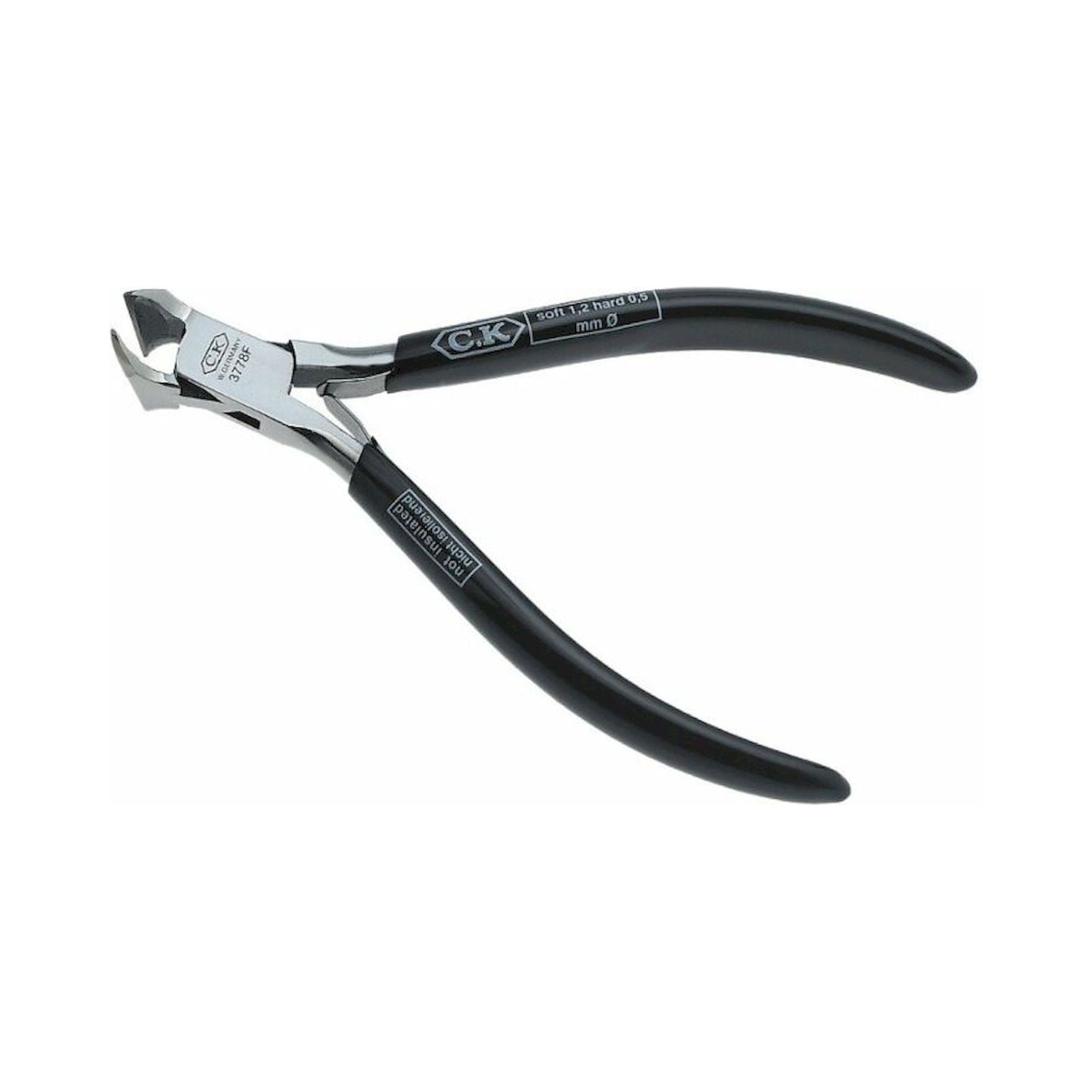 C.K T3778DF. Sensoplus ESD oblique cutter, with small bevel, 120 mm