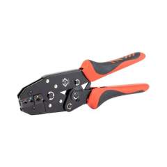 C.K T3682A. Crimping pliers with ratchet mechanism for insulated cable connectors, 0.5-6.0 mm2