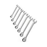 C.K T4344M7ST. Wrench set with ratchet mechanism, metric, 7 pieces