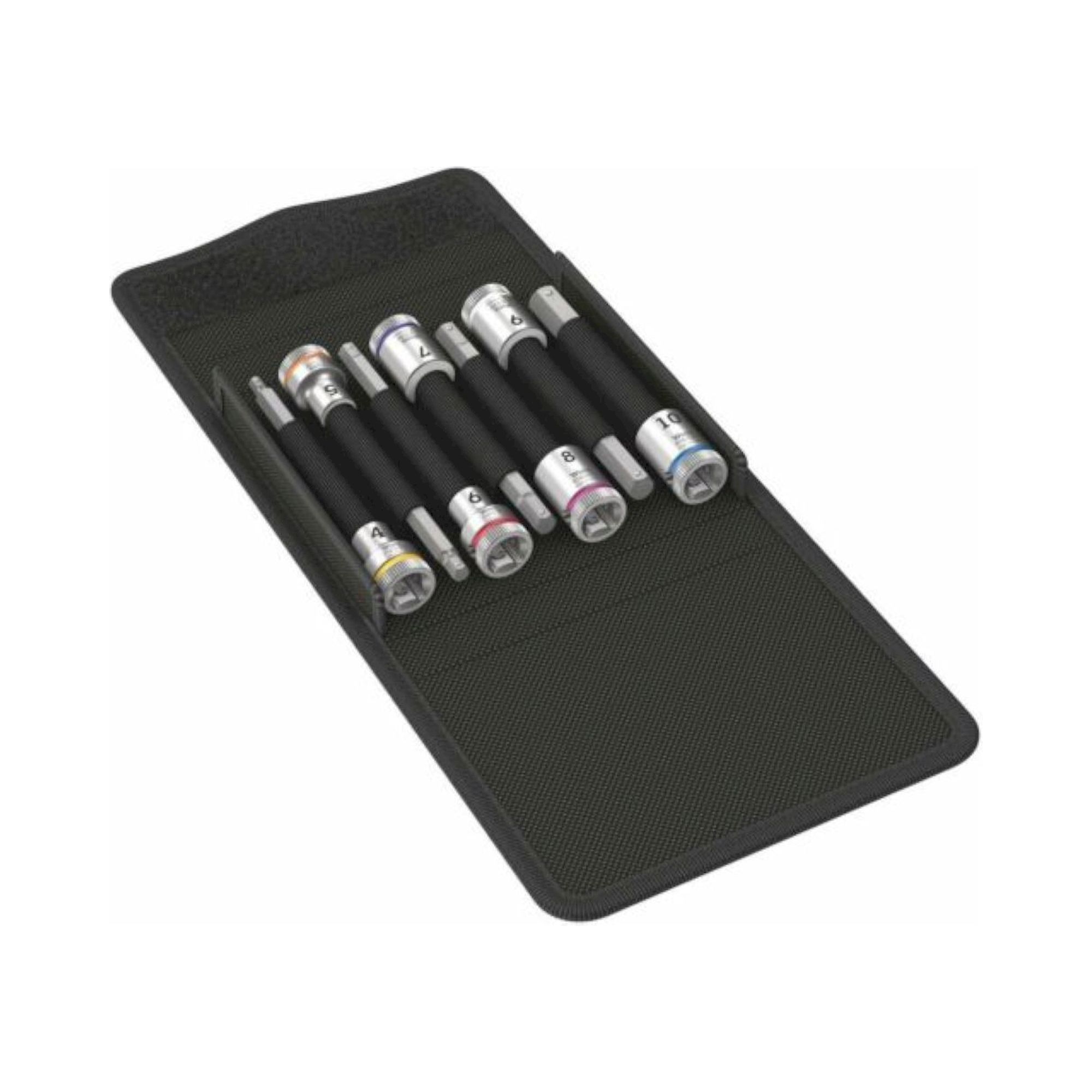 Wera 05003180001. Bitnuss-Satz, mit 3/8"-Antrieb, mit Haltefunktion für Innensechskantschrauben, 7-teilig