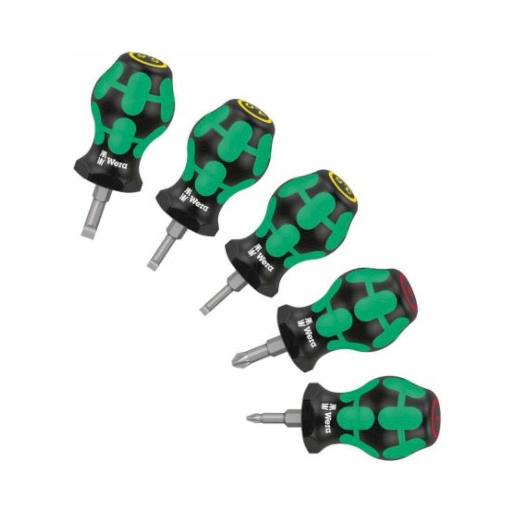 Wera 05008870001. Stubby Set 1 Schraubendrehersatz, 5-teilig