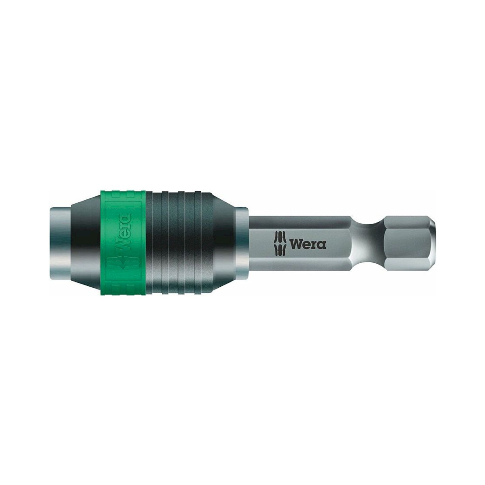 Wera 05052502001. Rapidaptor Universal-Bithalter 889/4/1 K für 1/4" Bits, Dauermagnet