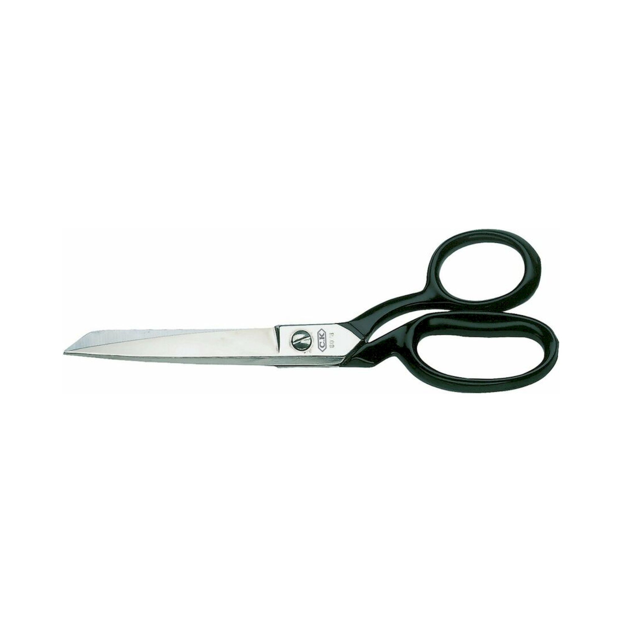 C.K C80788. Scissors, side-bent, with adjusting screw, 205 mm