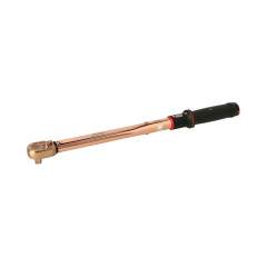 Bahco NSB041-16-200. Funkenfreier mechanische einstellbarer Drehmoment-Klickschlüssel mit Fensterskala und festem Ratschenkopf aus Kupfer-Beryllium