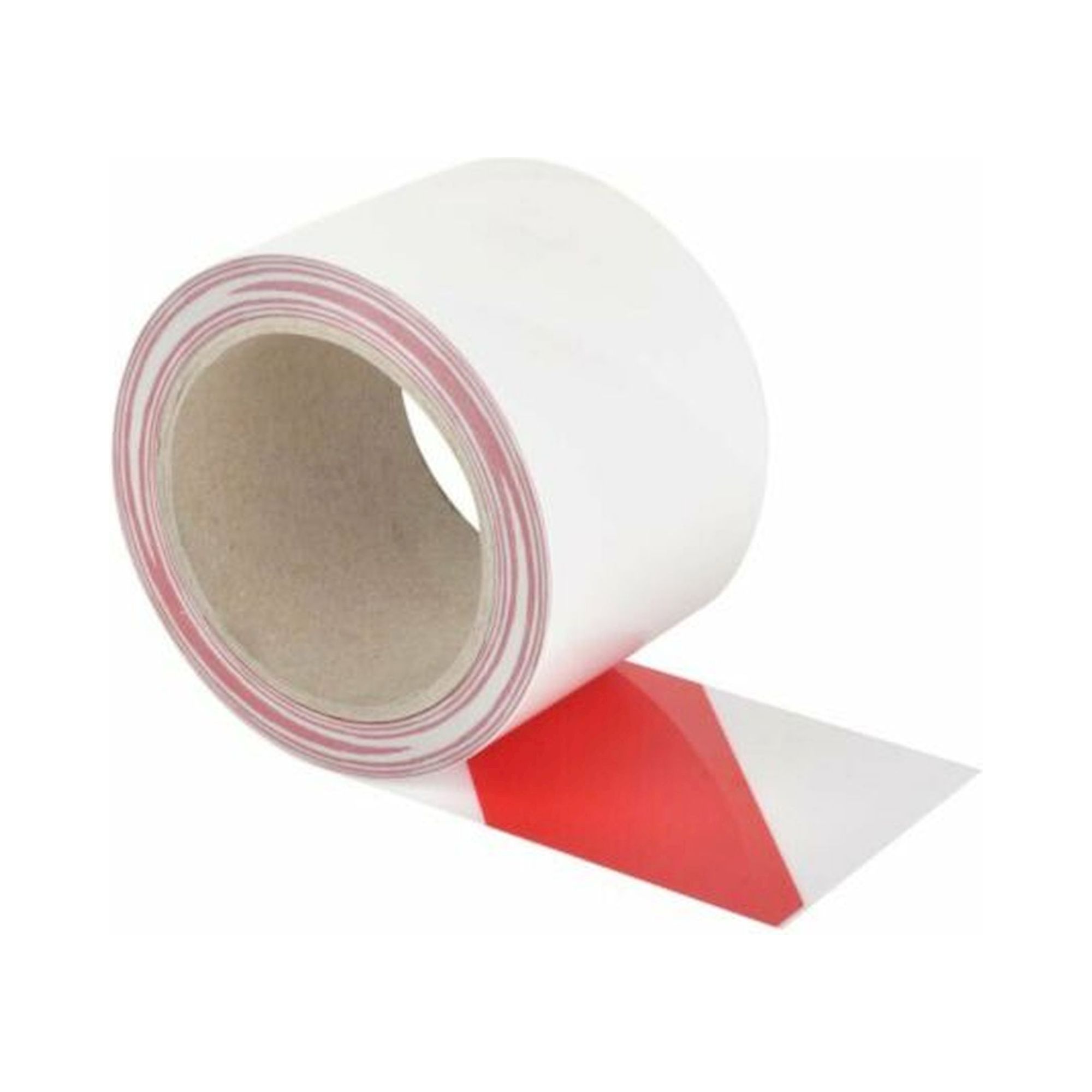 1A Tapes 5229.18.075-15. WT-5229 PET Bodenmarkierungsband rot/weiß 75mm x 15m