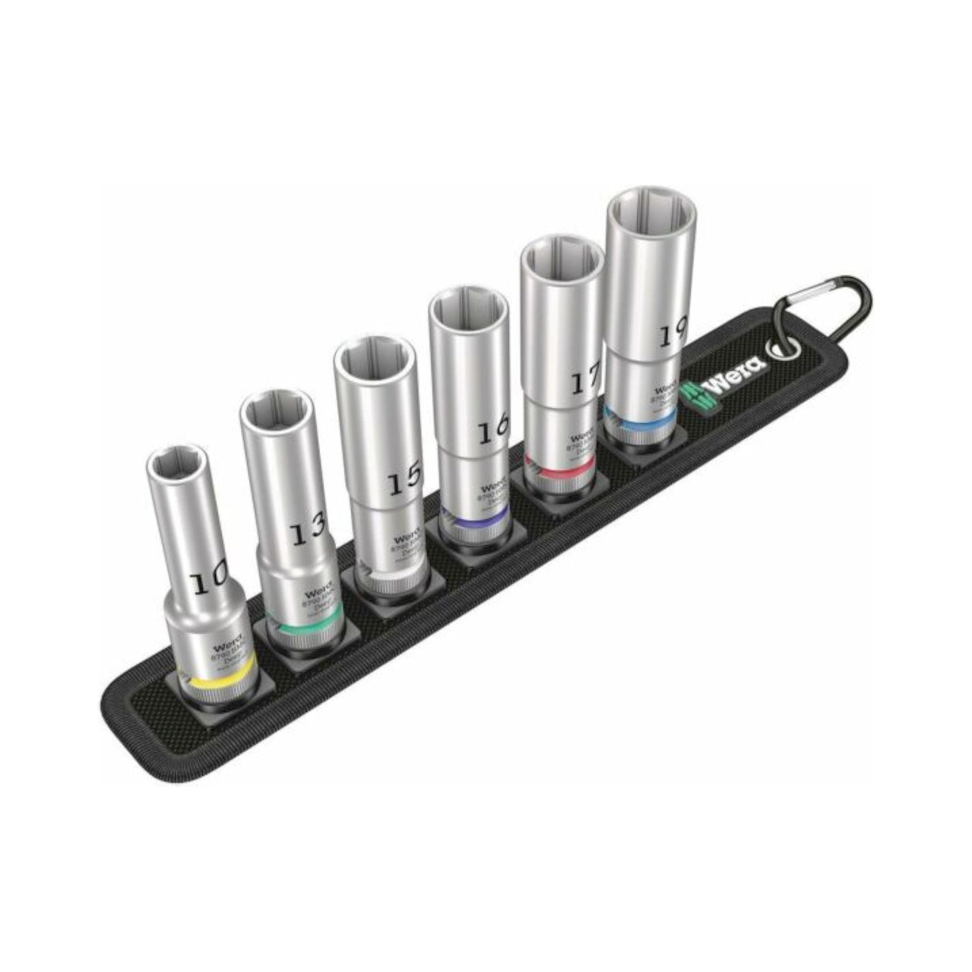 Wera 05004565001. Steckschlüsseleinsatz-Satz, 1/2"-Antrieb, 6-teilig