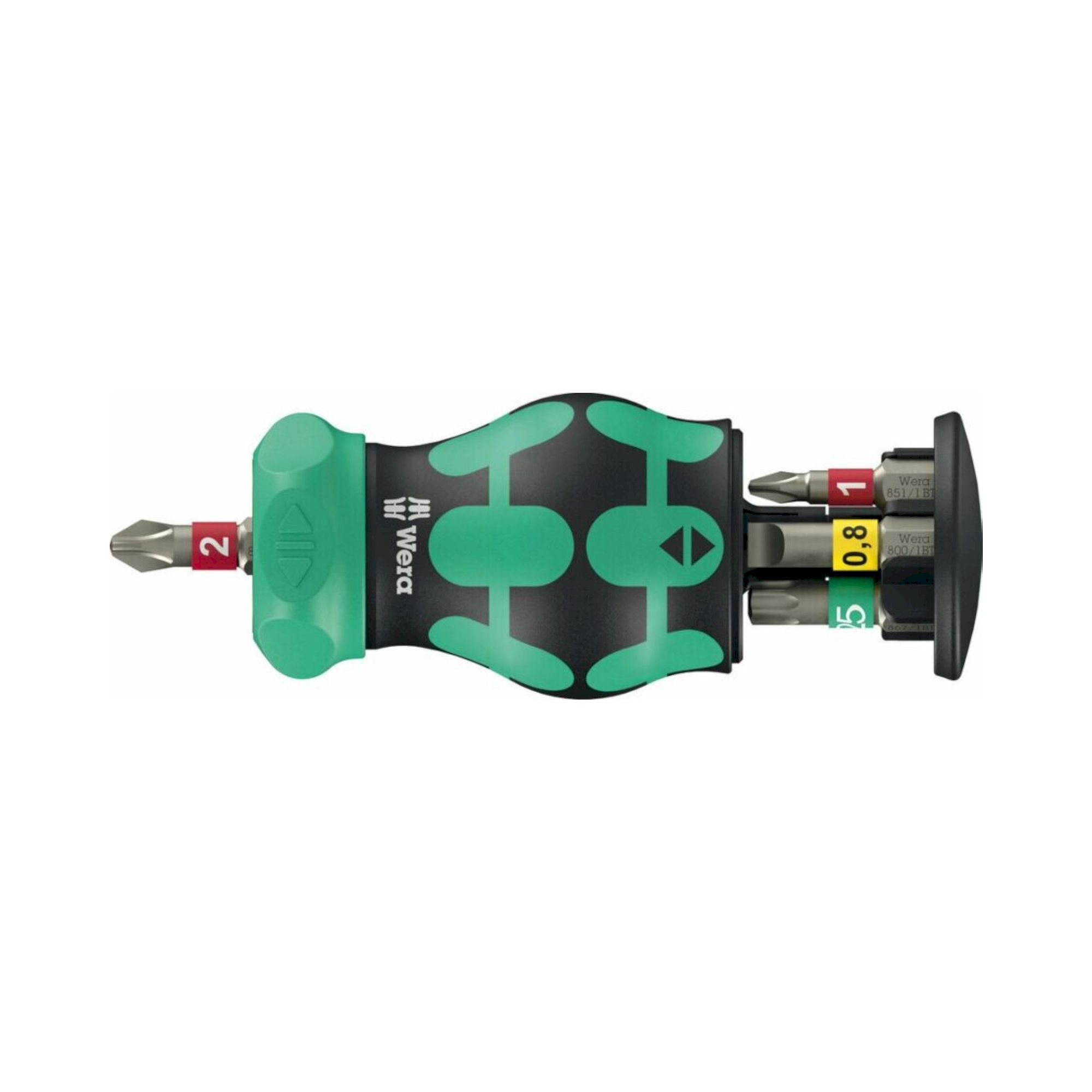 Wera 05008891001. Kraftform Kompakt Stubby Magazin RA 1, 6-teilig