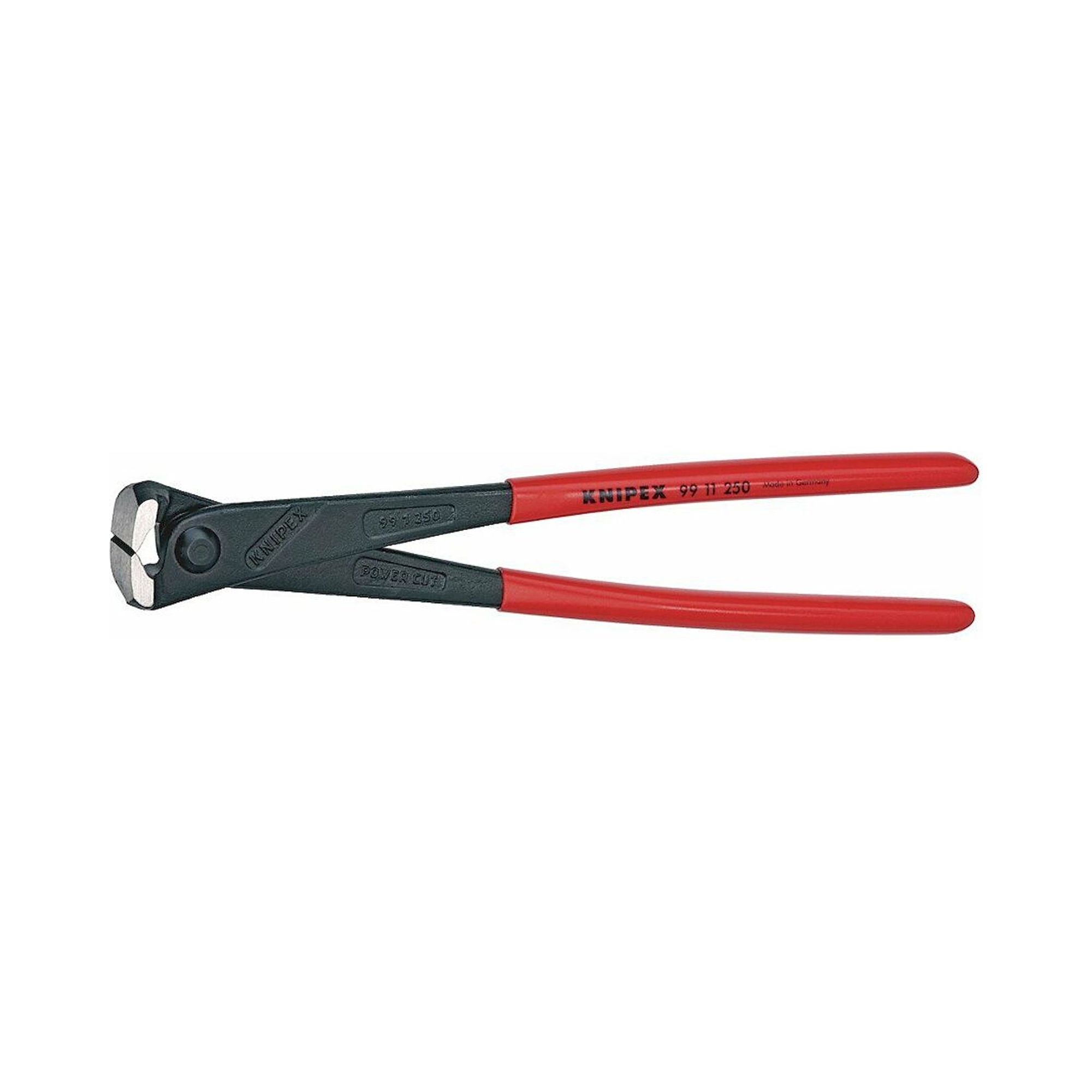 Knipex 99 11 250 SB. Kraft-Monierzange hochübersetzt mit Kunststoff überzogen, schwarz atramentiert, 250 mm (SB-Karte/Blister)