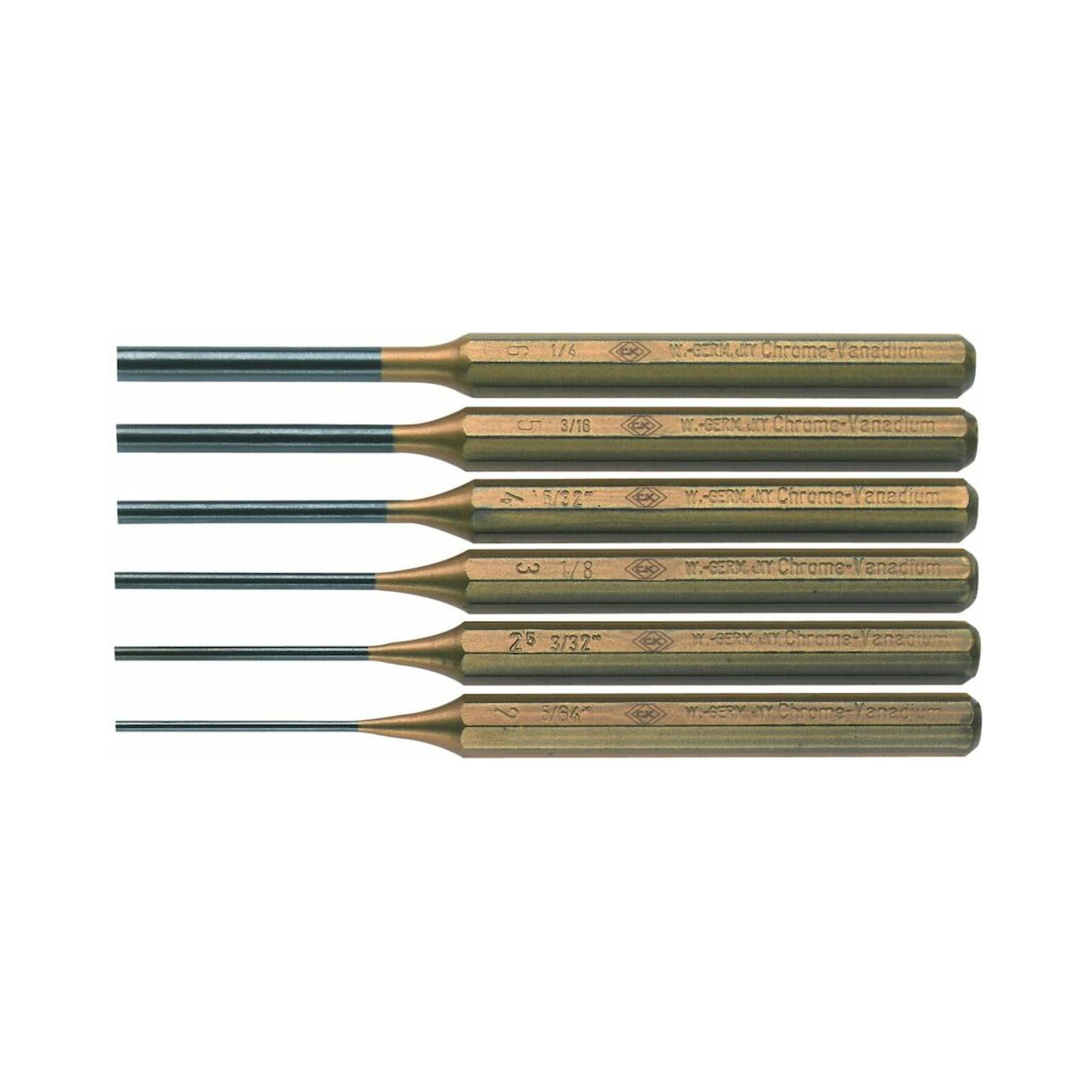 C.K T3328S. Pin punch set, 6 pieces