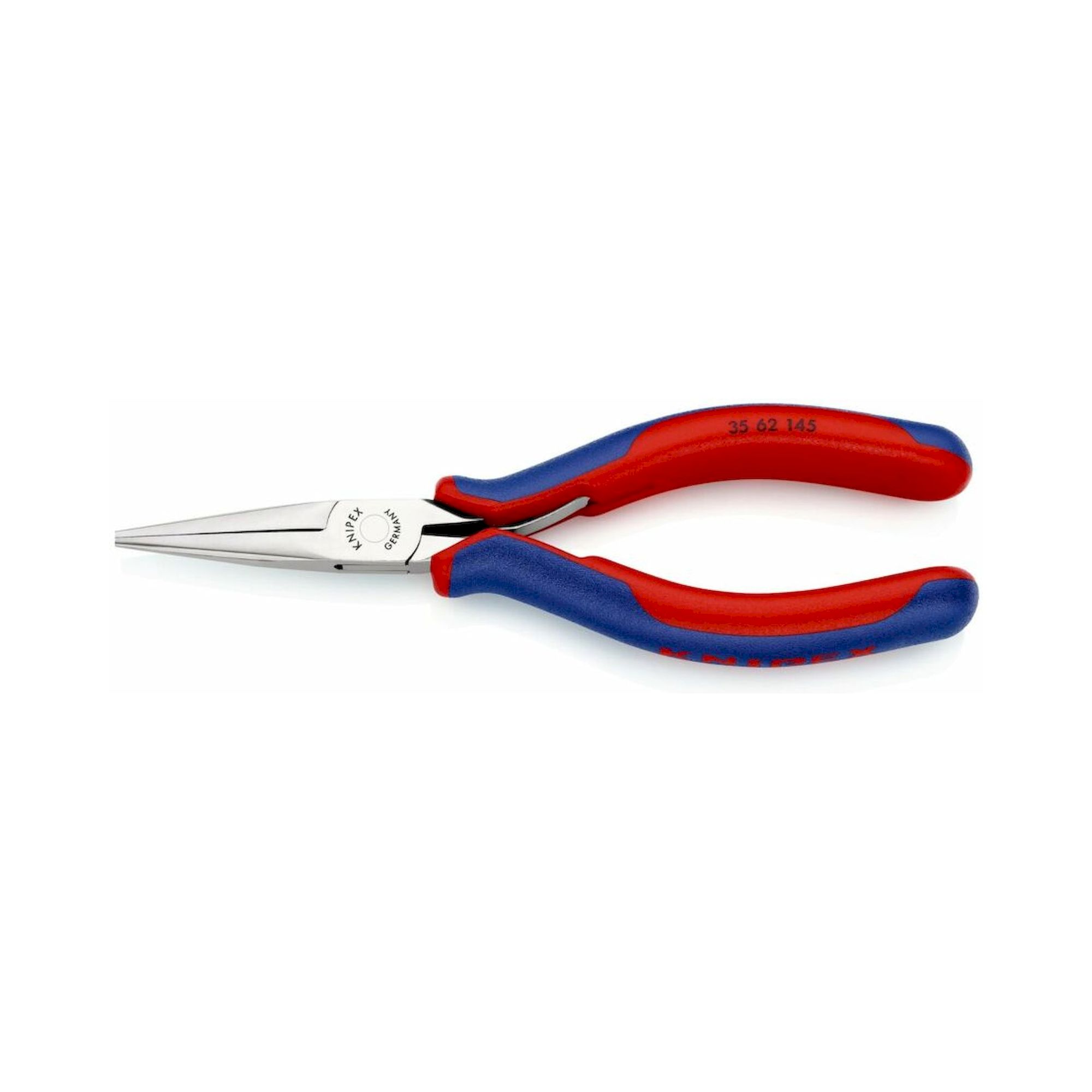 Knipex 35 62 145 SB. Elektronik-Greifzange mit Mehrkomponenten-Hüllen 145 mm (SB-Karte/Blister)