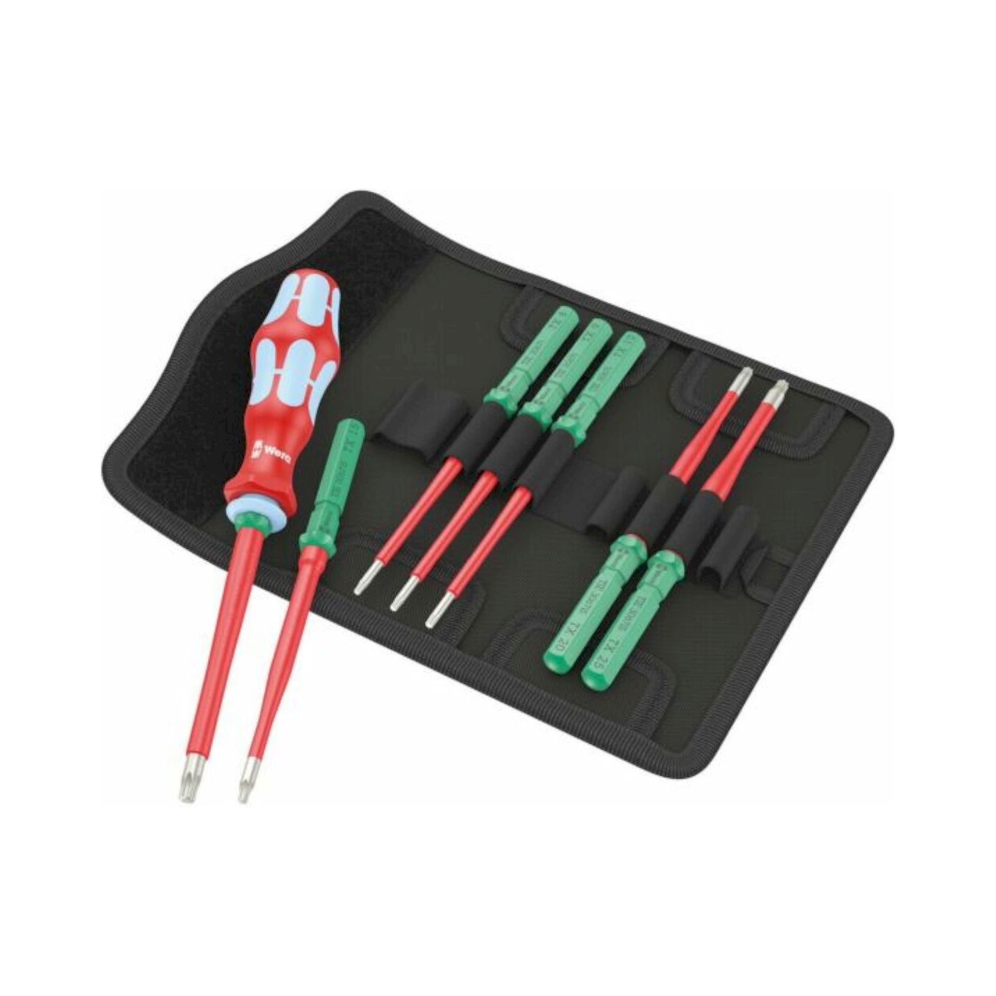 Wera 05006630001. Kraftform Kompakt VDE Stainless 8 extra slim 1 Tool Finder, 8-teilig