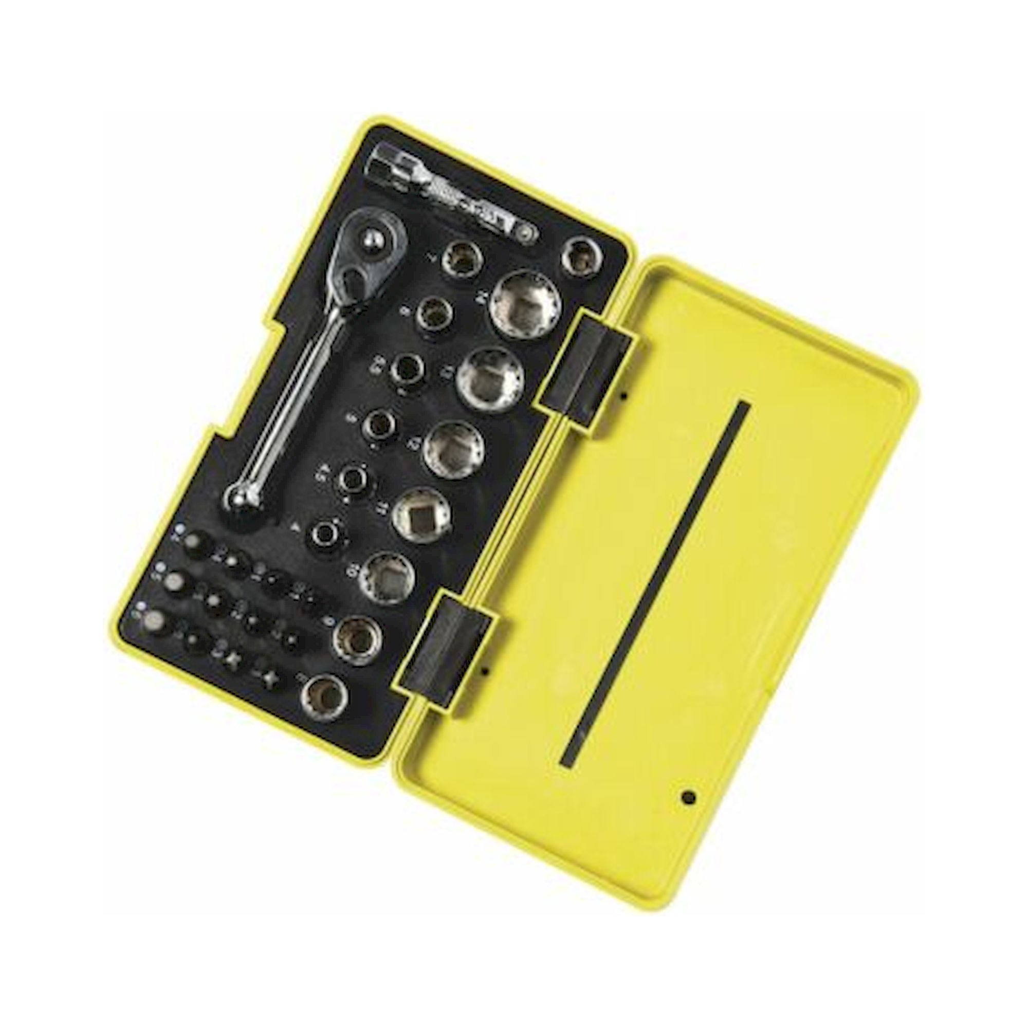 C.K T4654. Taschen-Knarrensatz, 1/4", 28-teilig