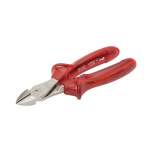 Belzer 2674 NVDE. side cutters with insulated acetylcellulose handles, nickel and chrome-plated, 160 mm