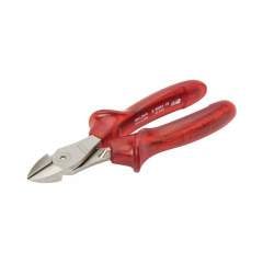 Belzer 2674 NVDE. side cutters with insulated acetylcellulose handles, nickel and chrome-plated, 160 mm