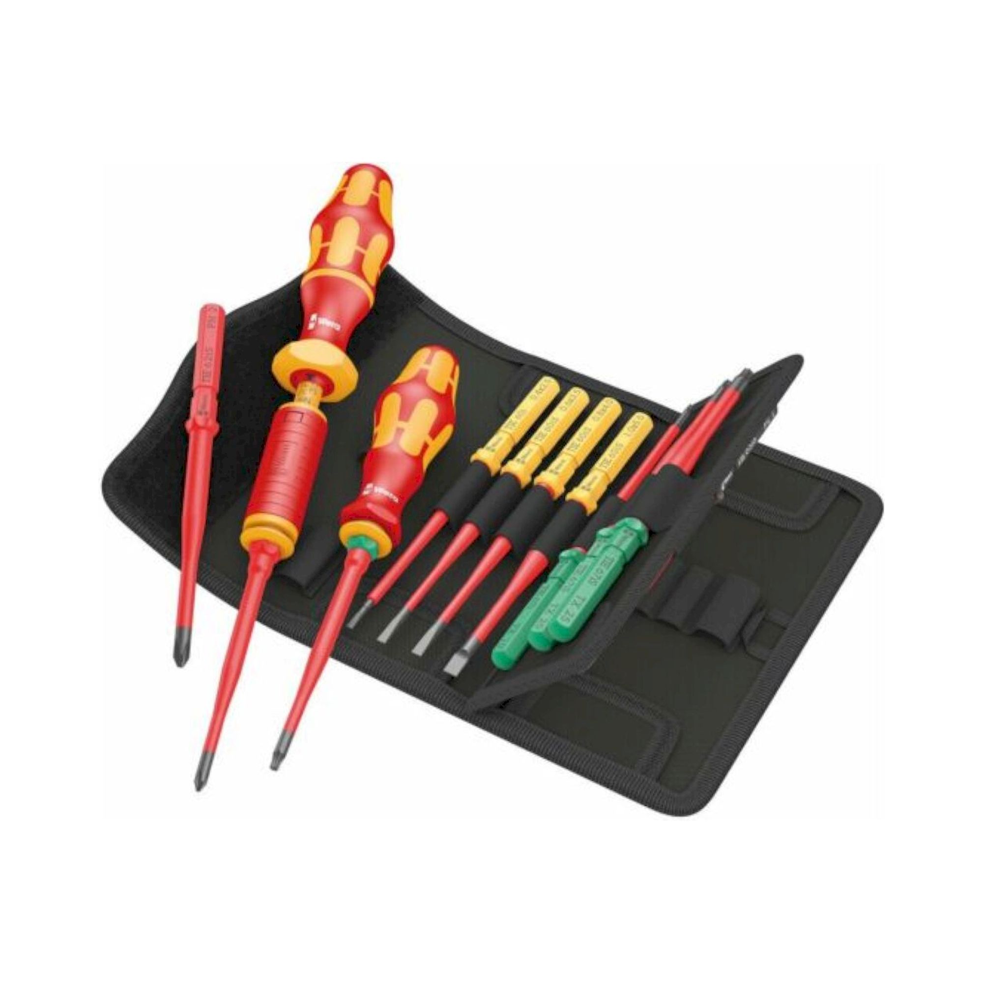 Wera 05006609001. Kraftform Kompakt VDE 16 Torque 1,2-3,0 Nm extra slim 1 Tool Finder, 16-teilig