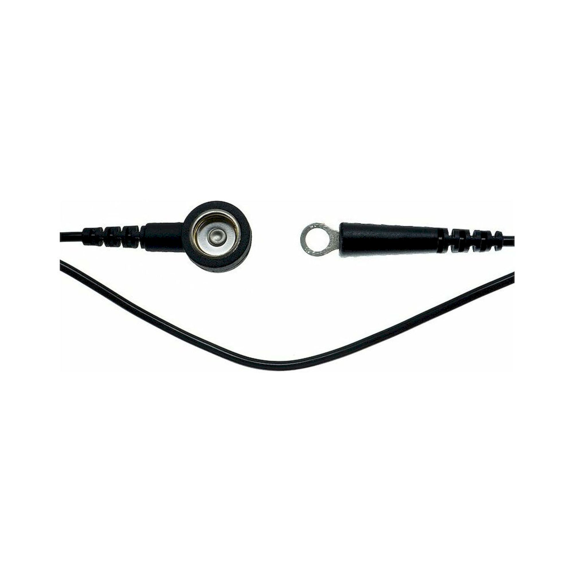 Safeguard SG-EK-SCH-DKST-2600. ESD-Erdungskabel, 3m, schwarz