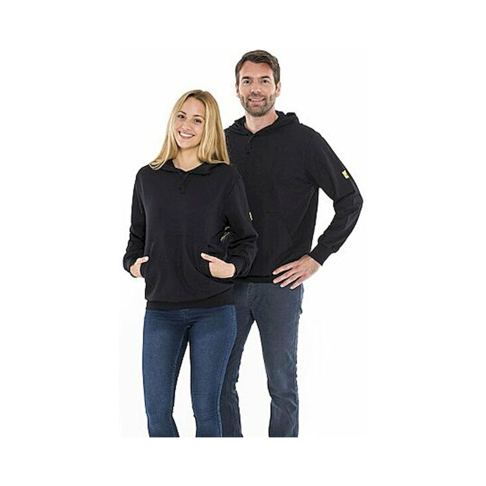 Safeguard SG-KP-SCH-280-L50-XL. ESD-Kapuzenpullover, schwarz, 280g/m², XL