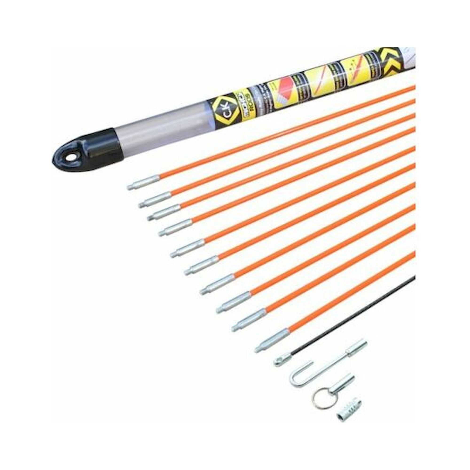 C.K T5410. Cable pull-in rod set "Mighty-Rod", 10 meters