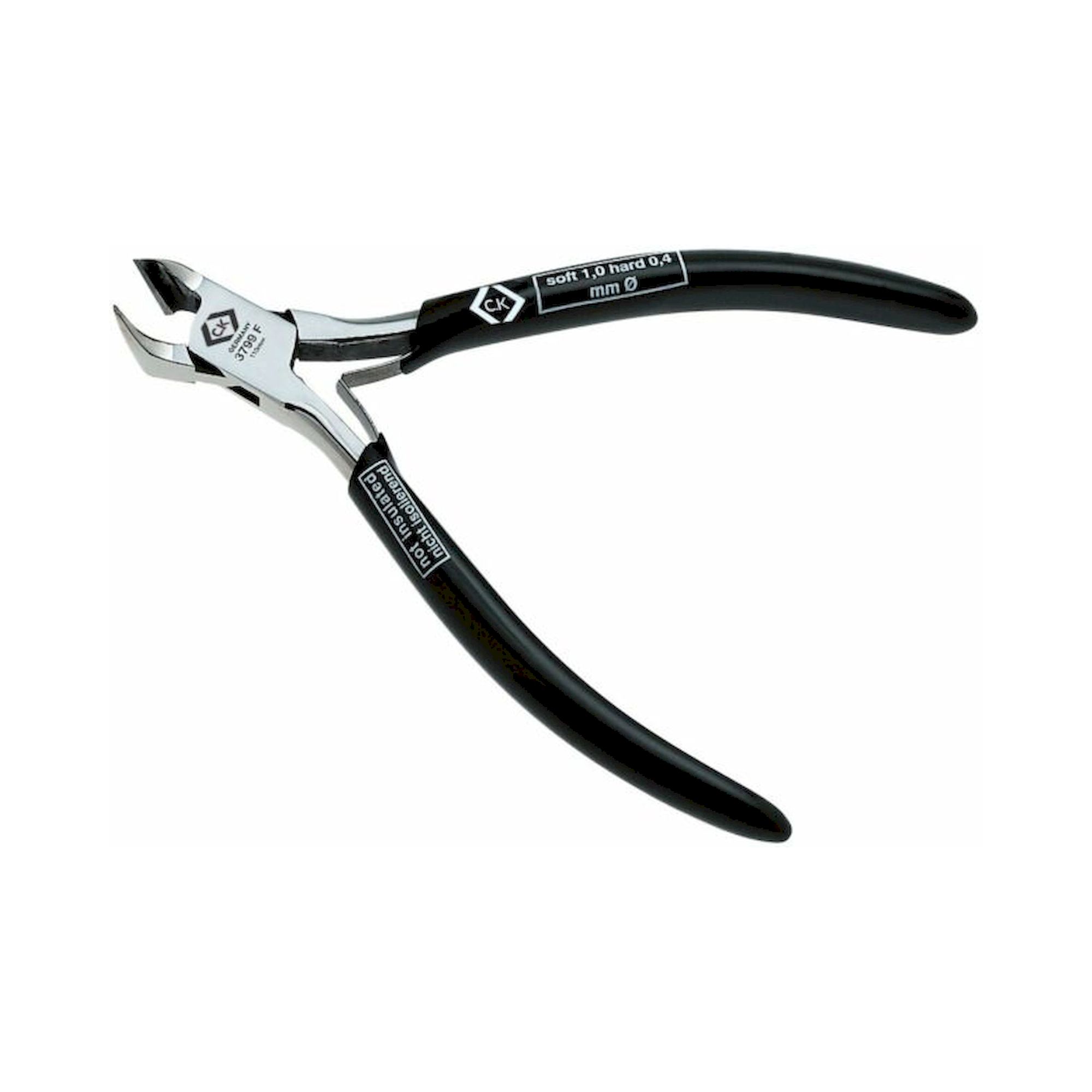 C.K T3799F. Precision oblique cutter, with small bevel, 110 mm