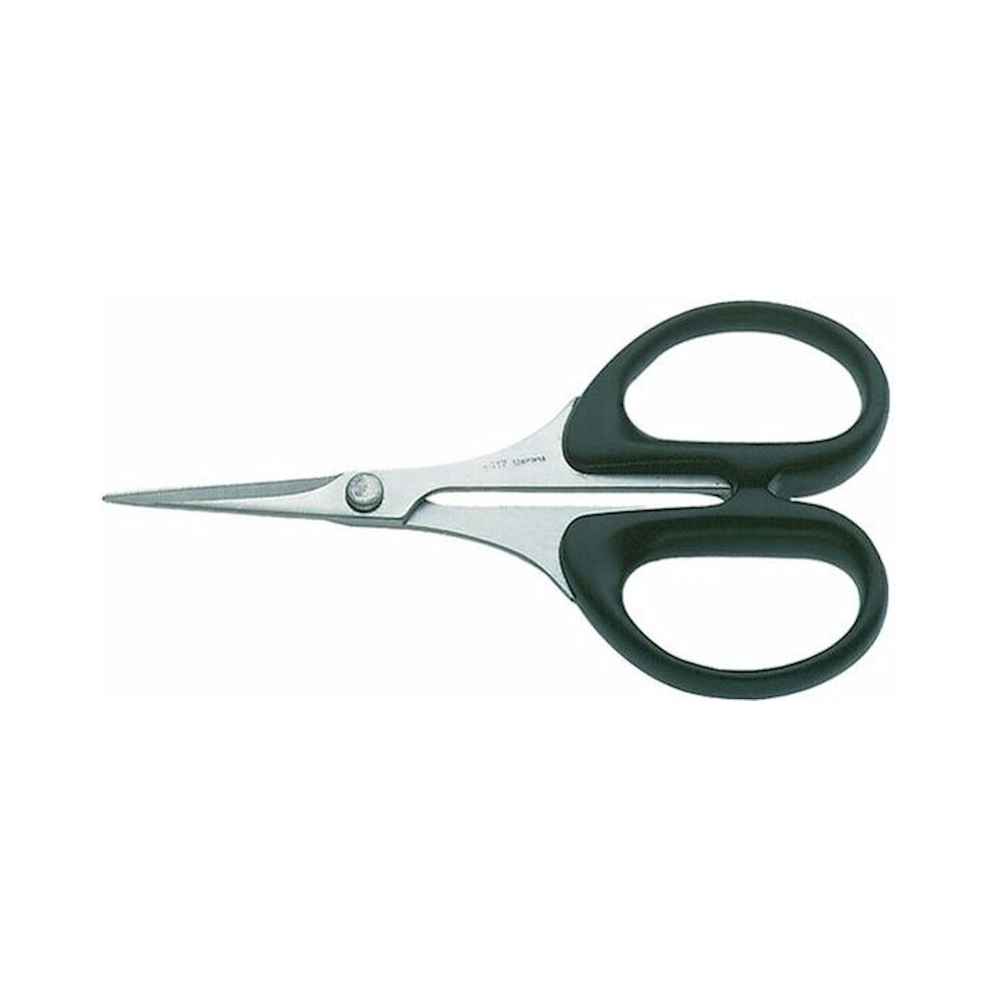 C.K C8417. Scissors short, stainless steel, ergonomic handles, 105 mm