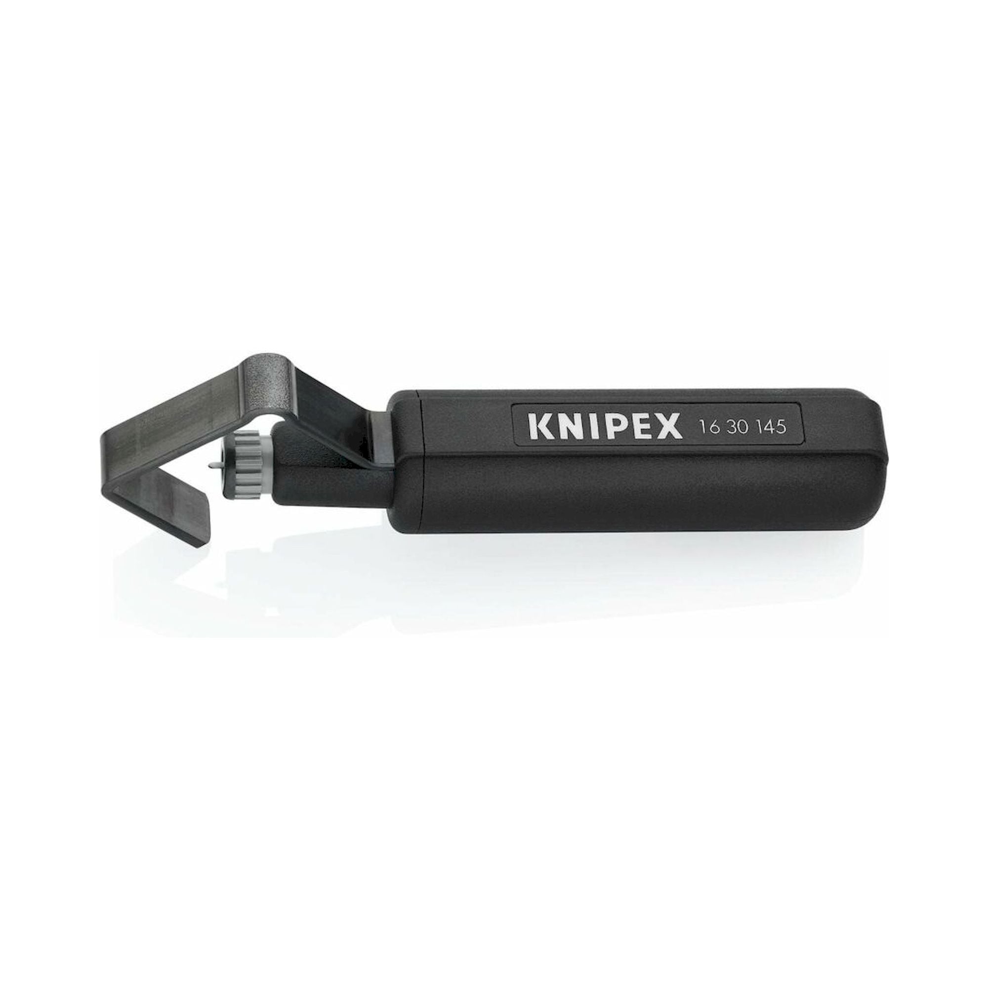 Knipex 16 30 145 SB. Abmantelungswerkzeug für Wendelschnitt, schlagfestes Kunststoffgehäuse, 150 mm, SB Verpackung