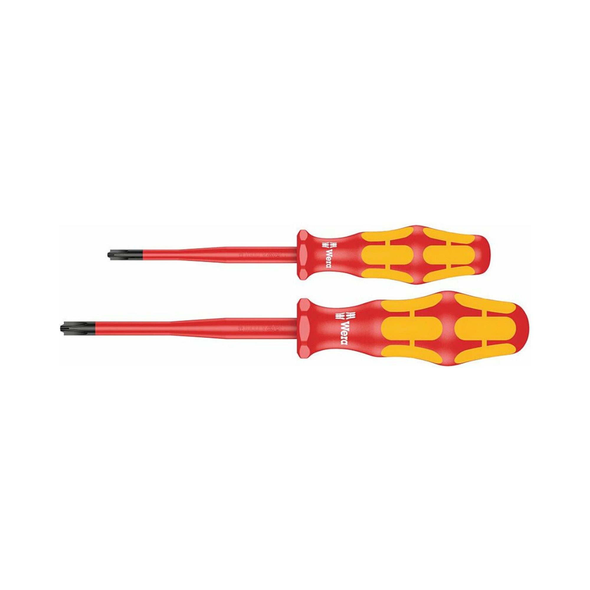 Wera 05006470001. Schraubendrehersatz Kraftform Plus Serie 100. Mit reduziertem Klingendurchmesser, 2-teilig