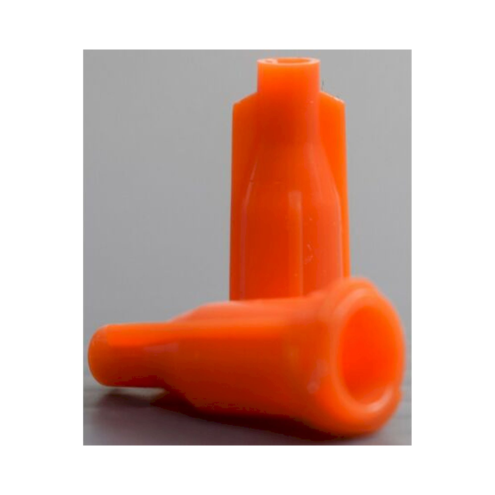 Oki Nadel-Verschlußkappe mit Doppelhelixgewinde, orange