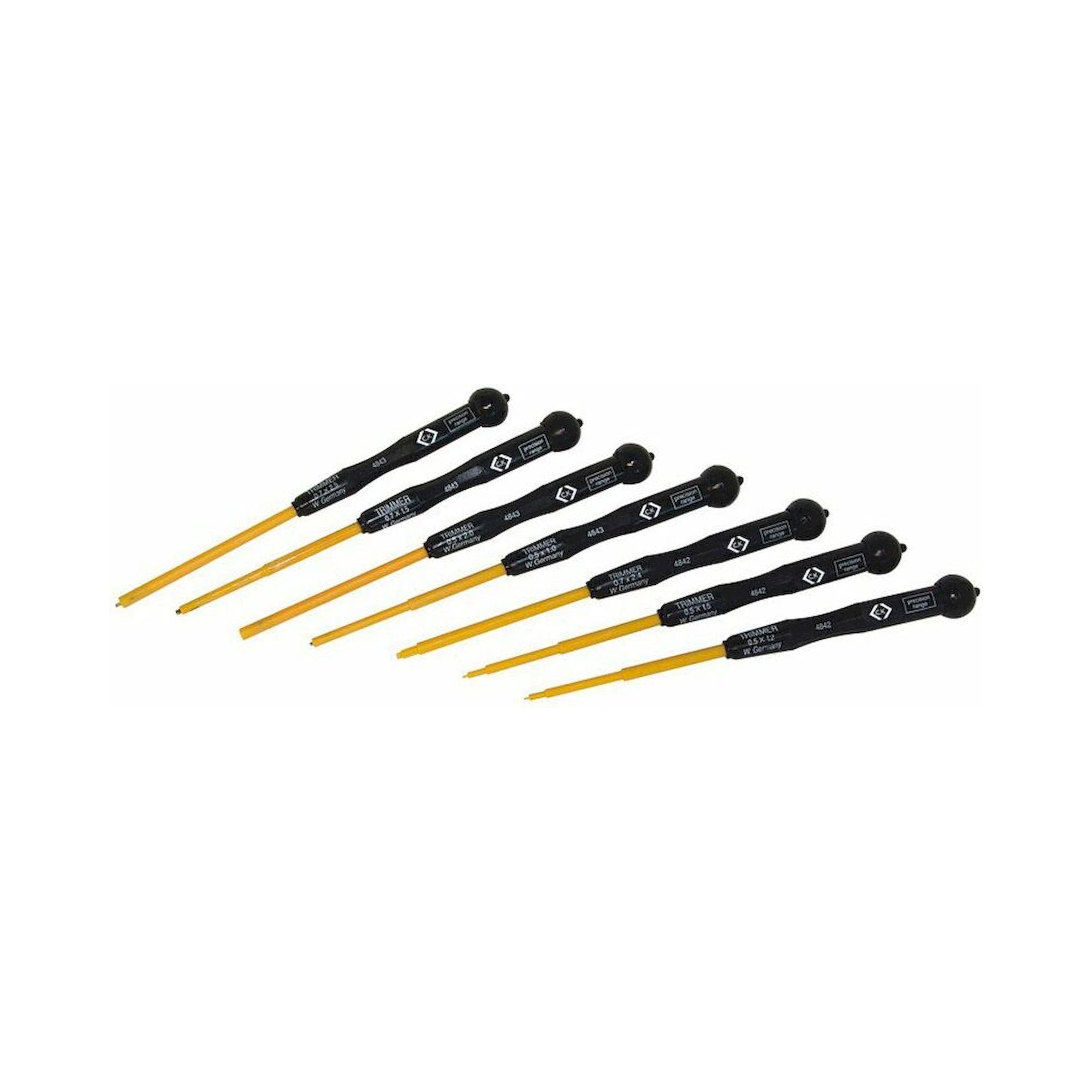 C.K T4844. Xonic plastic trimmer set, 7 pieces