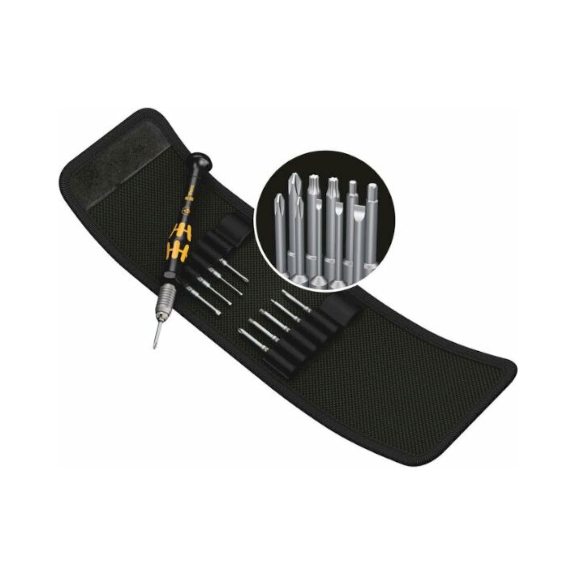 WERA 5073670001. Kraftform Compact Micro-Set ESD, 11 pieces