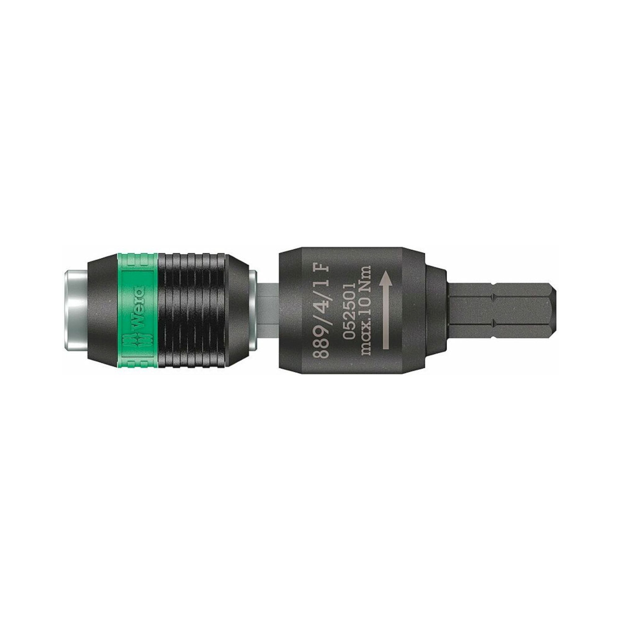 Wera 05052501001. Freilauf-Bithalter für Drehmomentschraubendreher mit Pistolengriff, 1/4" x 64 mm