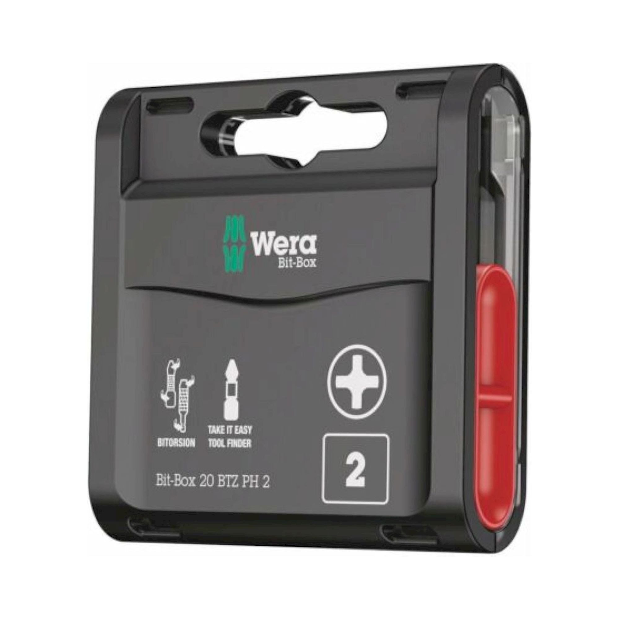 Wera 05057751001. Bit-Box 20 BTZ PH, PH 2 x 25 mm, 20-teilig