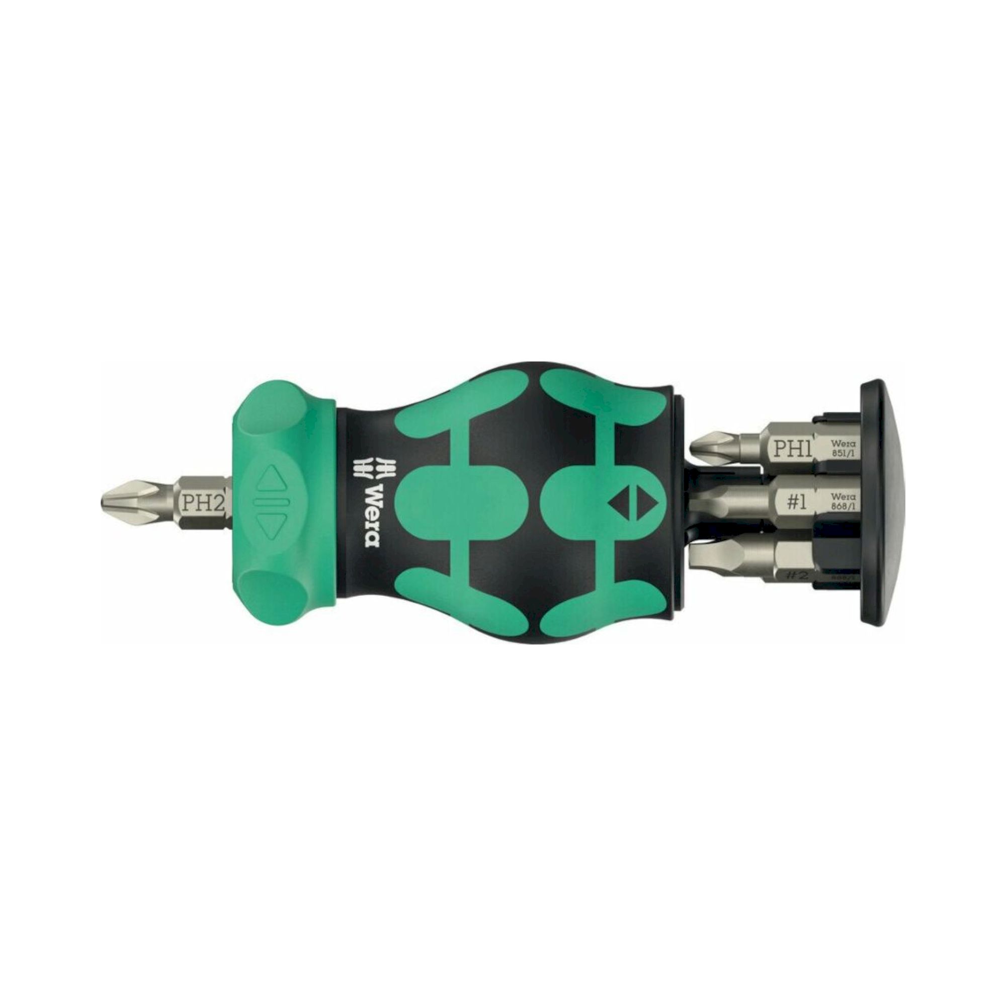 Wera 05008893001. Kraftform Kompakt Stubby Magazin RA 4, 6-teilig