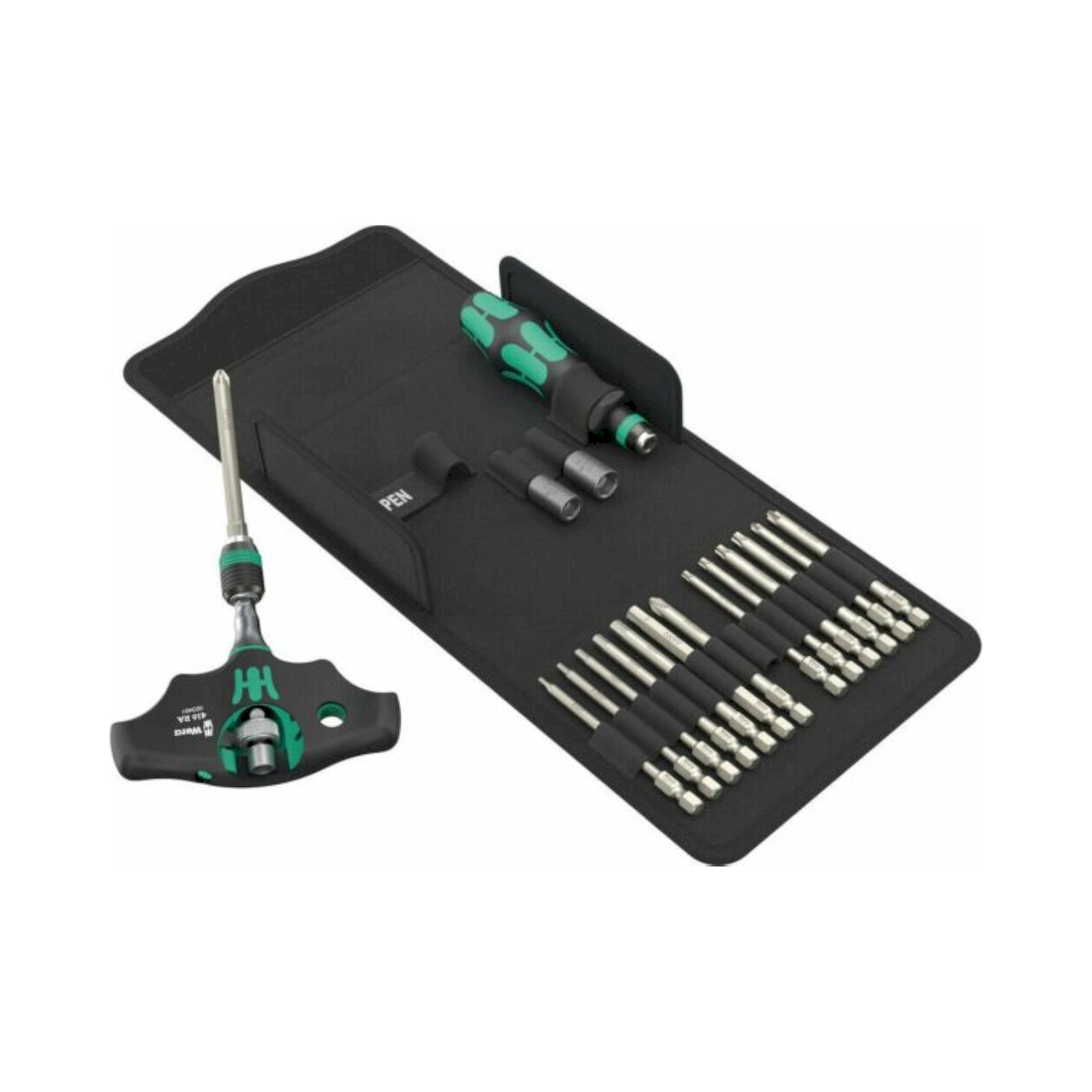 Wera 05136072001. Kraftform Kompakt 400 RA SHK Set 1, 18-teilig