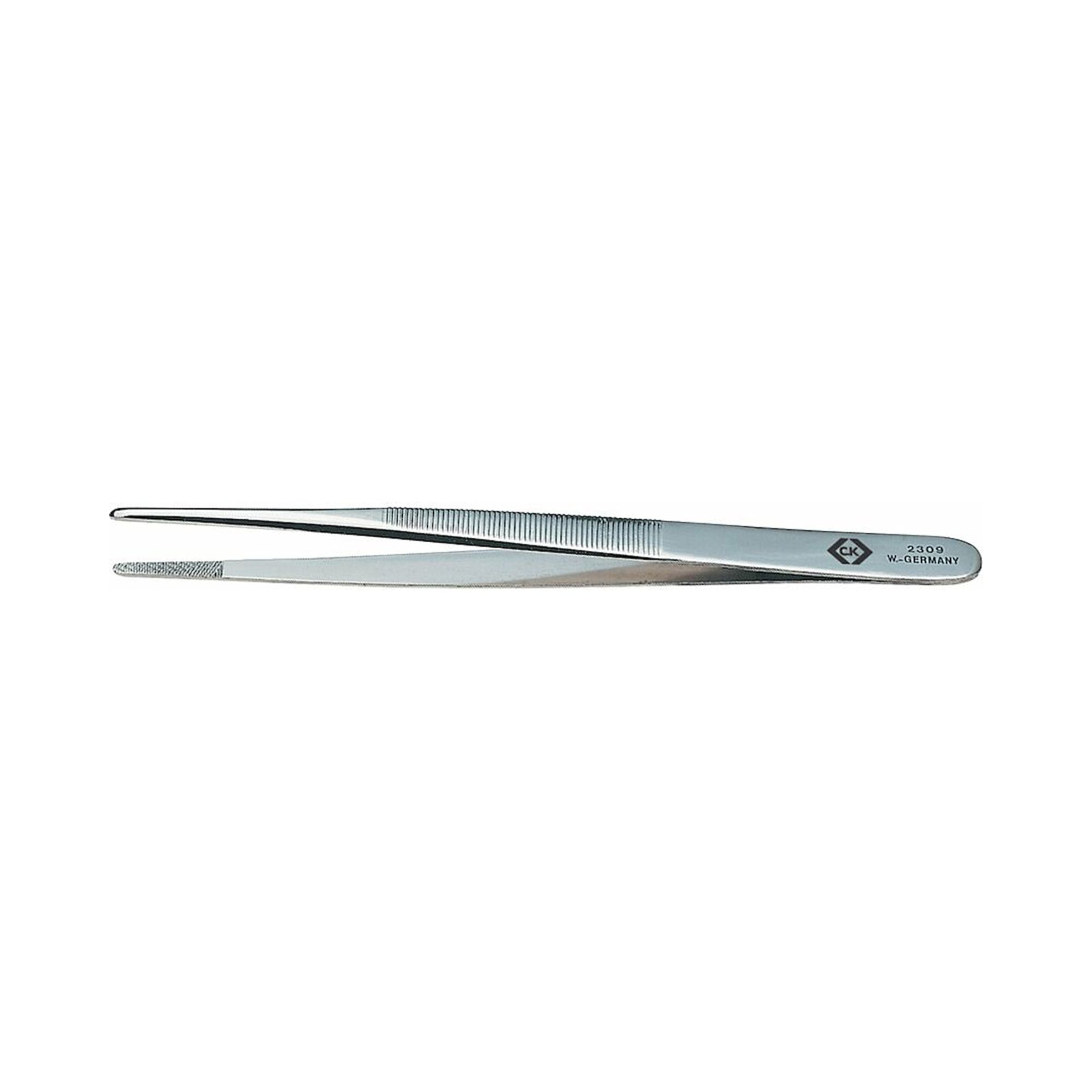 C.K T2309. Universalpinzette, blank vernickelt, 140 mm