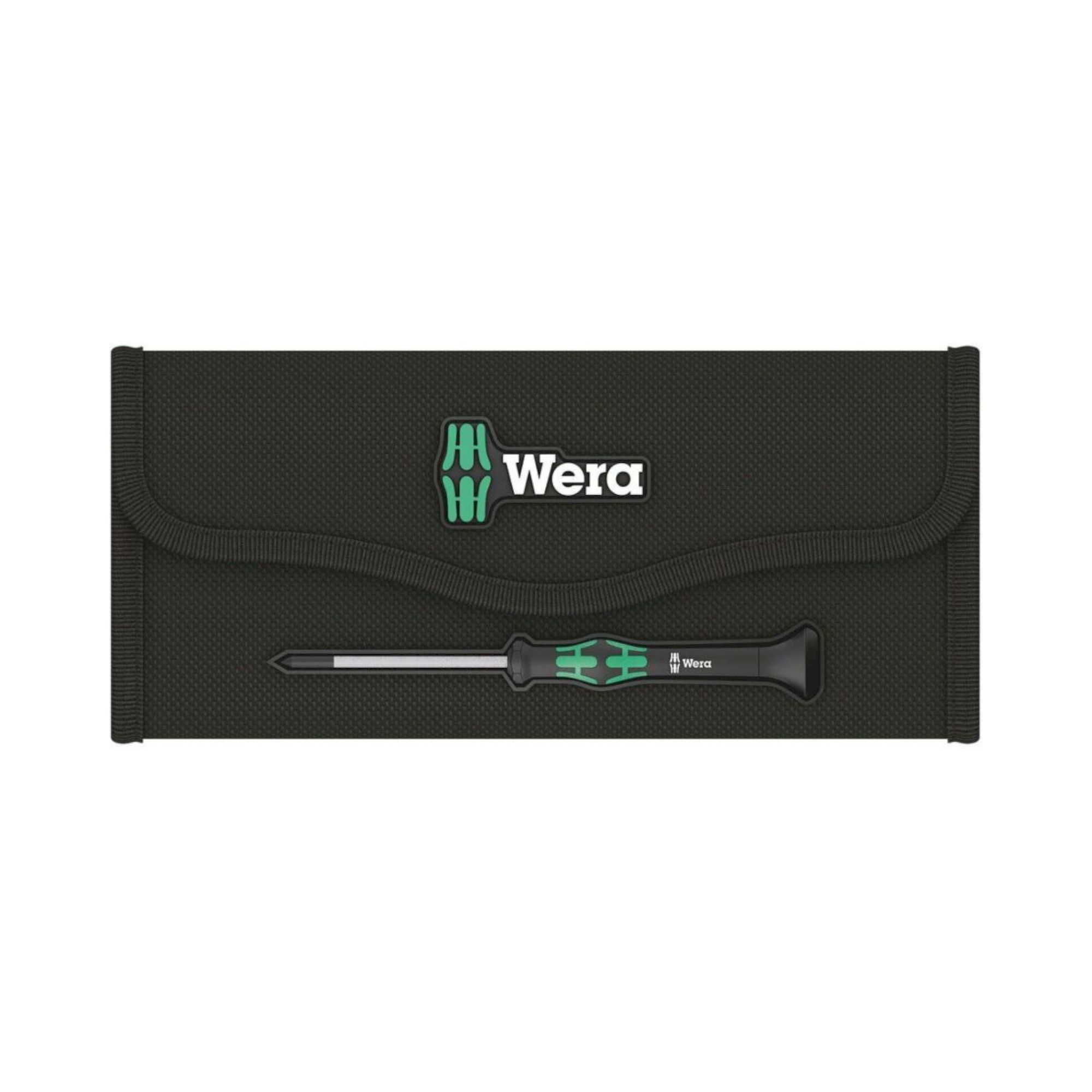 Wera 05671385001. Falttasche für bis zu 12-teilige Kraftform Micro Schraubendrehersätze, leer, 235 x 115 mm