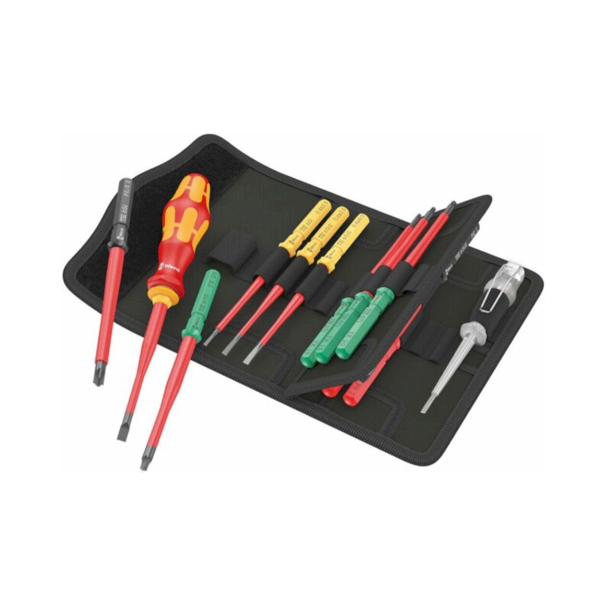Wera 05006608001. Kraftform Kompakt VDE 16 extra slim 1 Tool Finder, 16-teilig