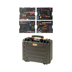 Bahco 4750RCHD01FF1. Werkzeugkoffer Luftfahrt, 159-teilig