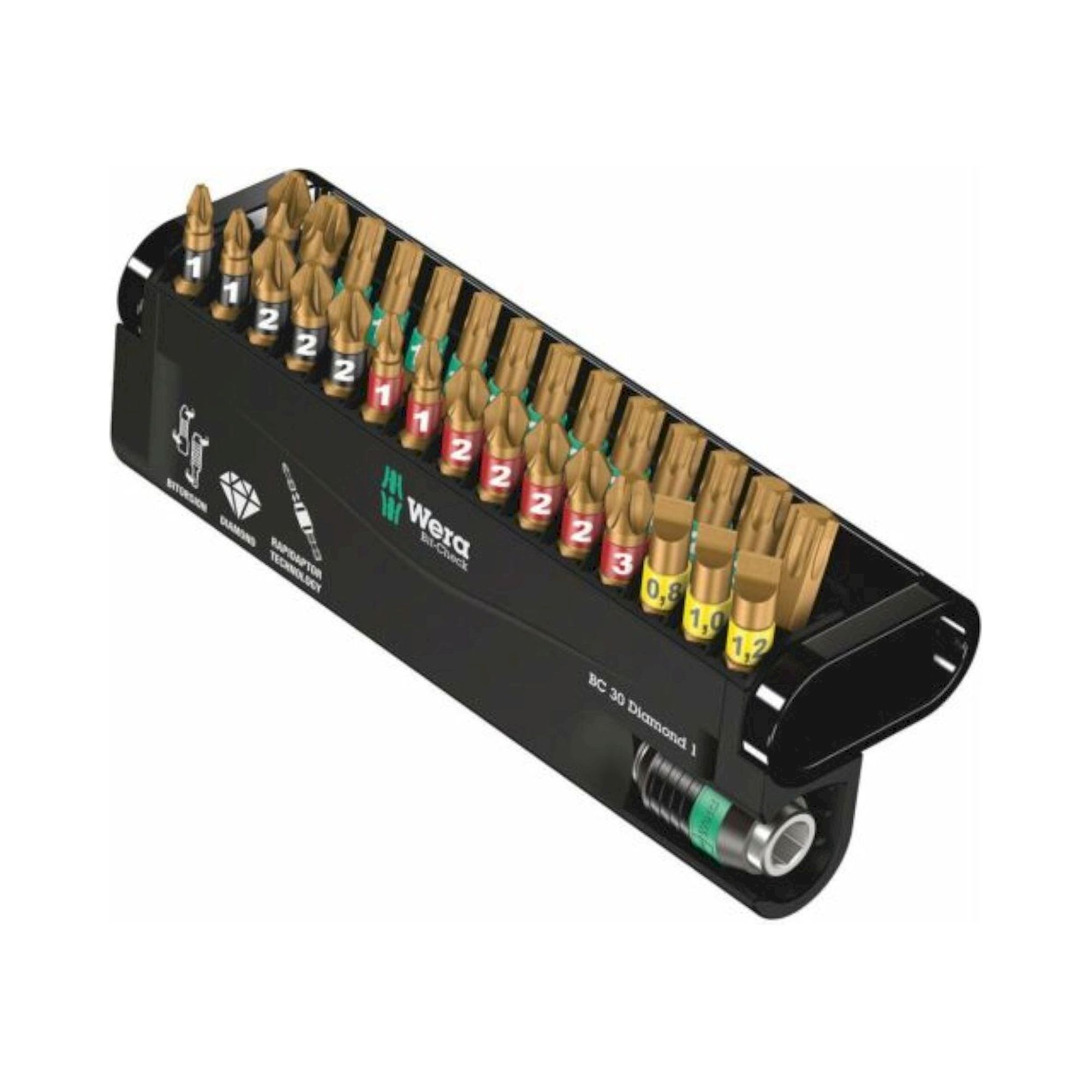Wera 05057431001. Bit-Check 30 Diamond 1, 30-teilig